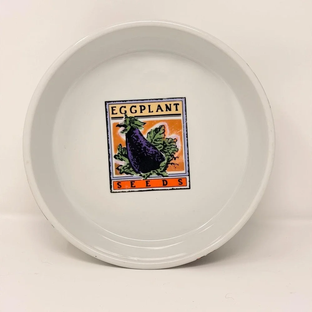 BIA Cordon Bleu Quiche Dish Unisex 9.5in‎ White Eggplant Seed Packet